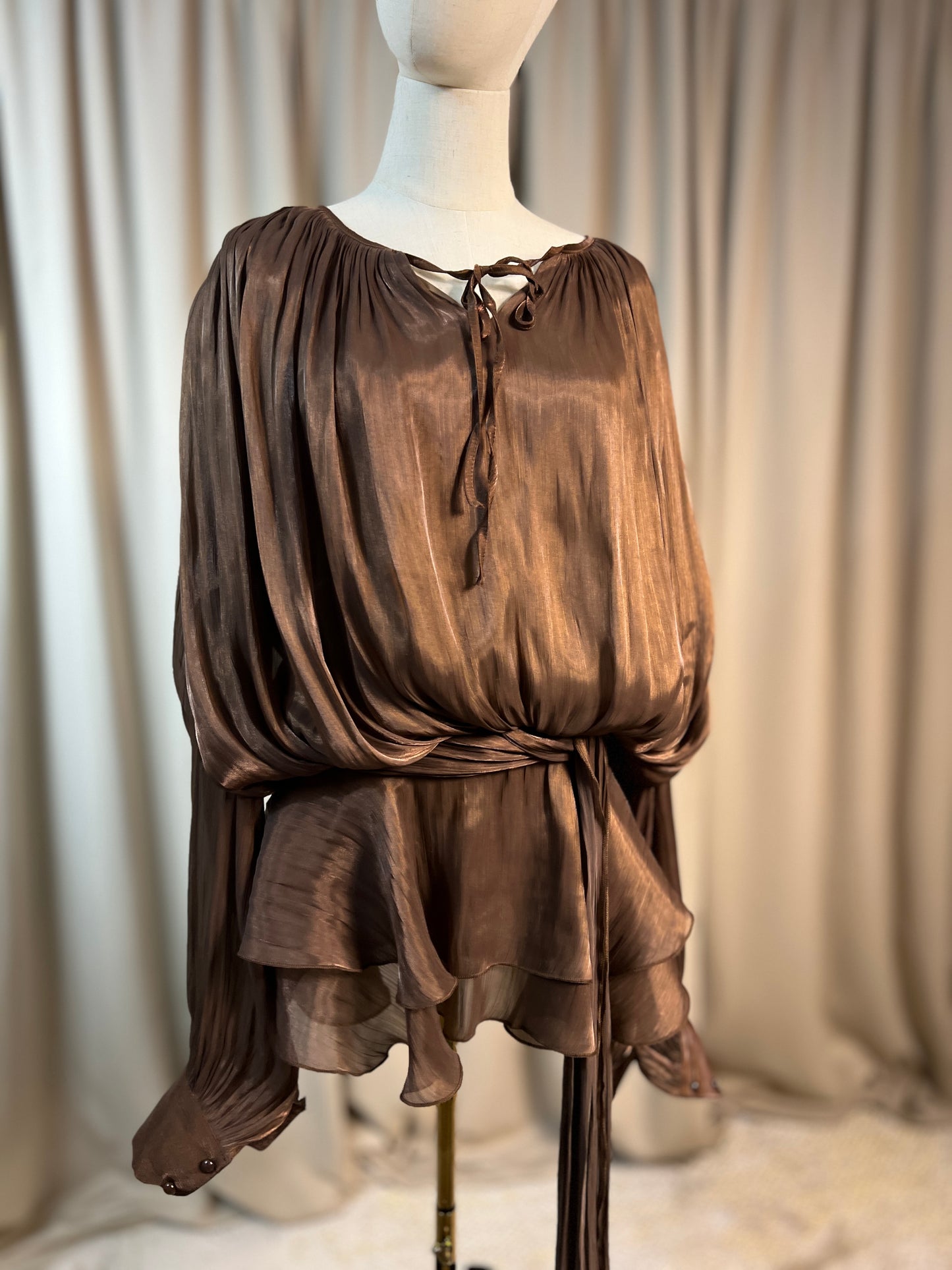 Рокля с воали PATRICIA COFFEE