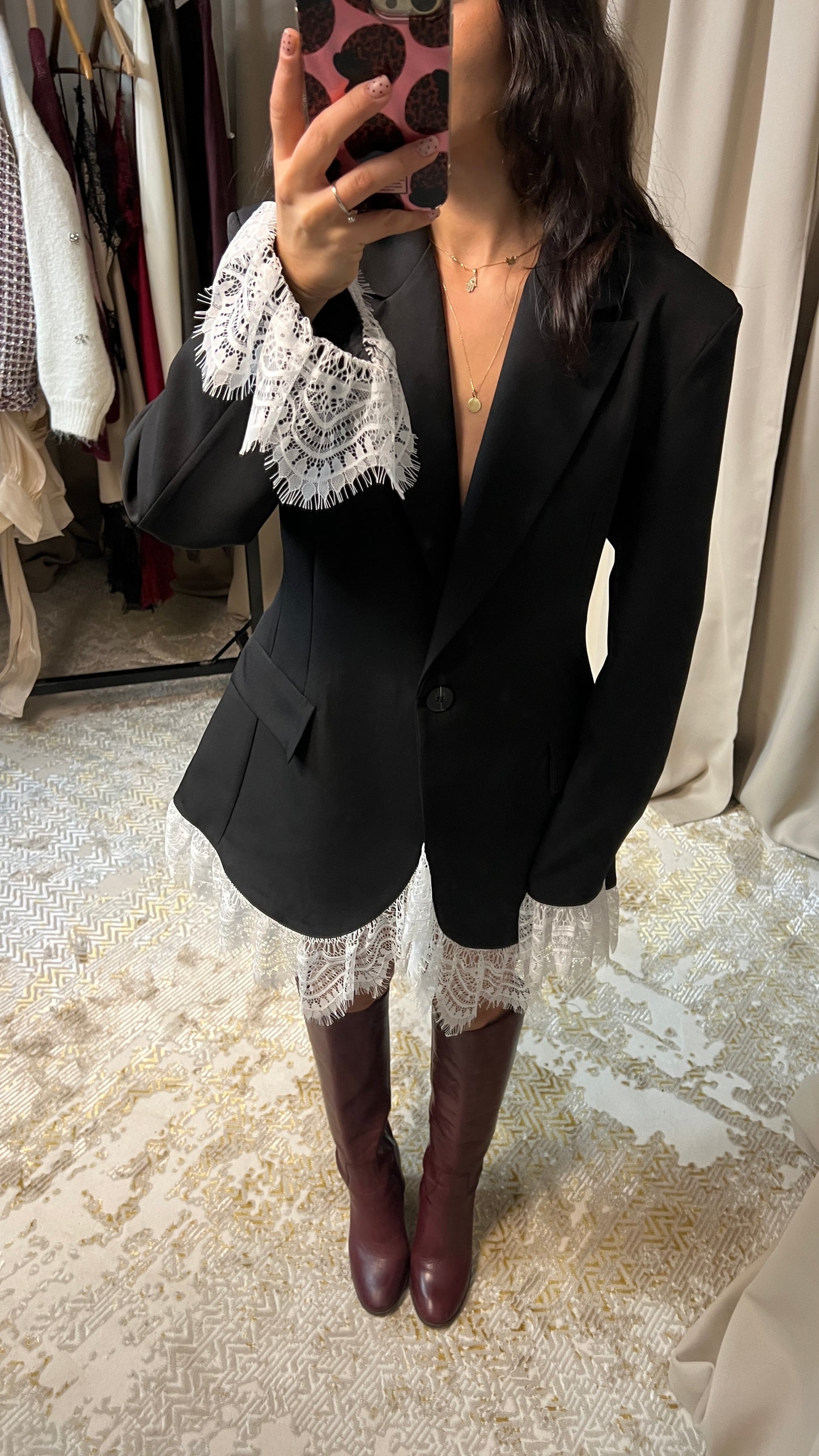 Блейзър с удължена кройка DIANA