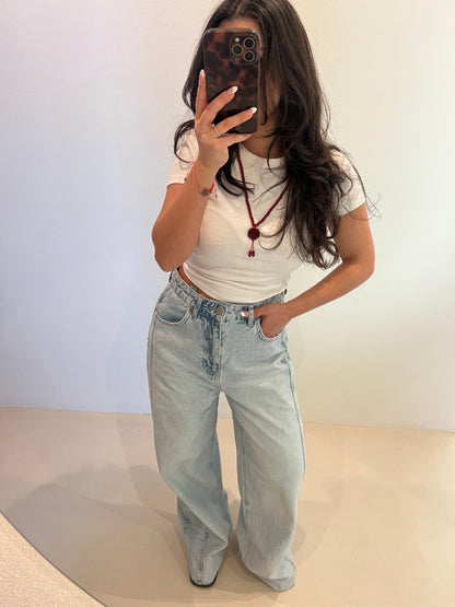 Дънки с апликации ICONIC