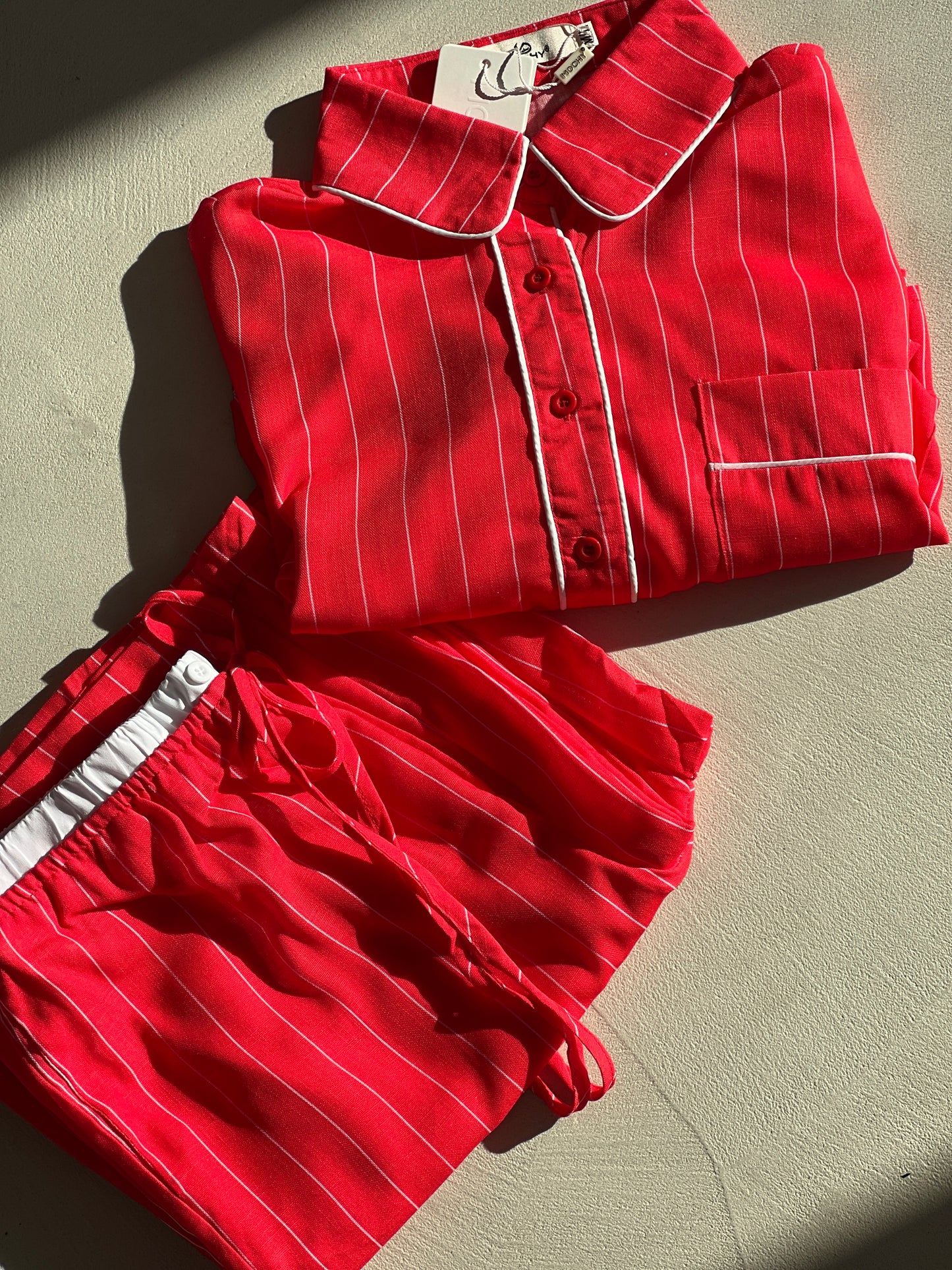 Памучна пижама PIJAMA PARTY RED
