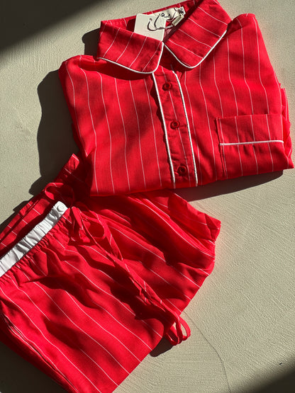 Памучна пижама PIJAMA PARTY RED