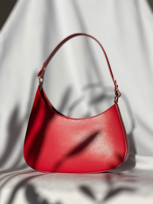 Чанта АURETA RED  от 100% естествена кожа
