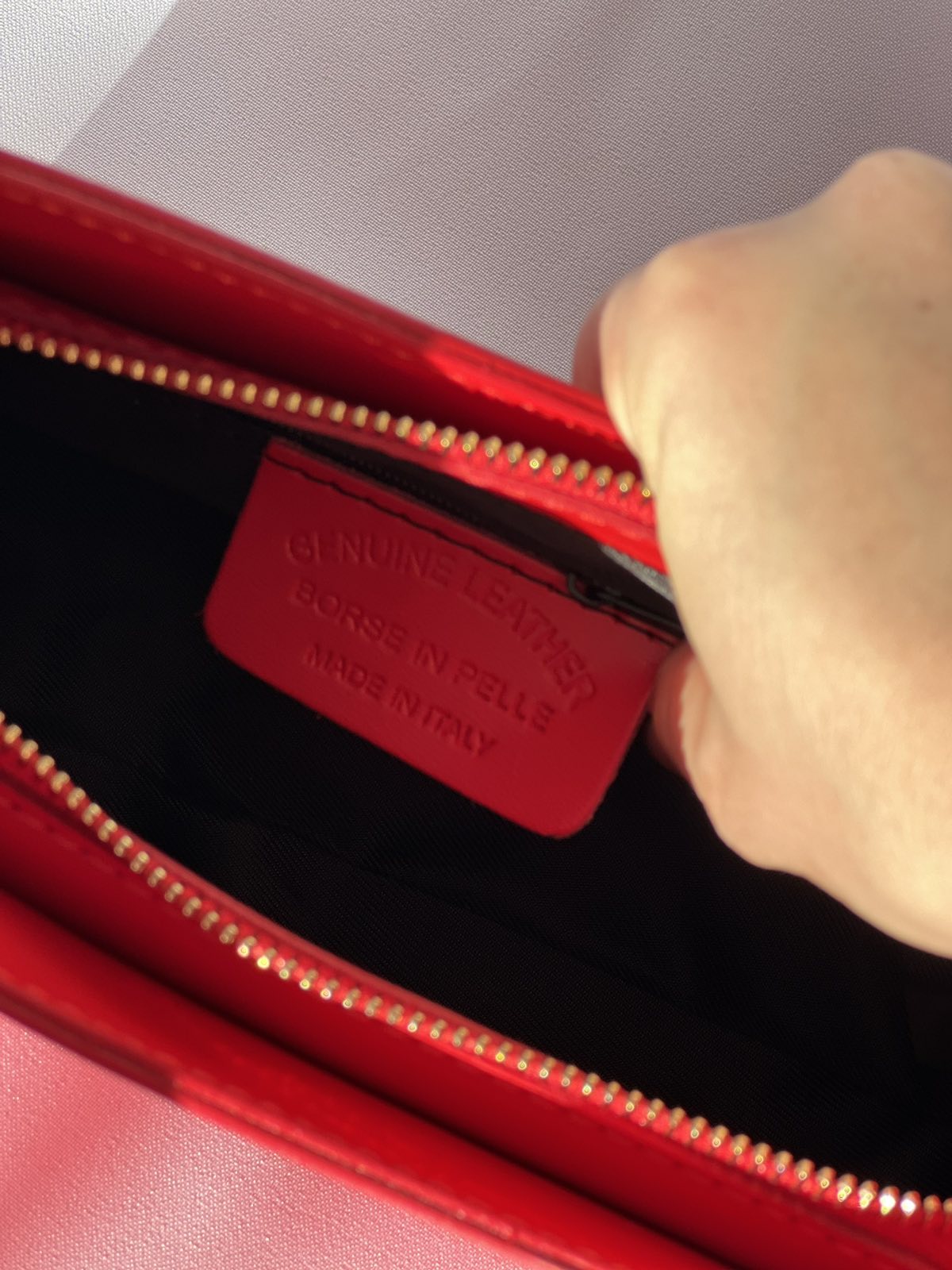 Чанта АURETA RED  от 100% естествена кожа