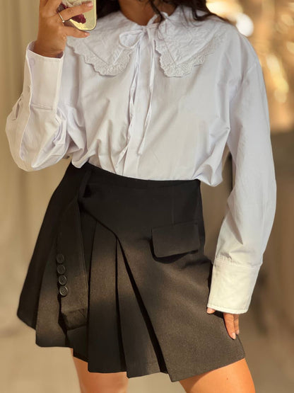 Плисирана пола BLACK