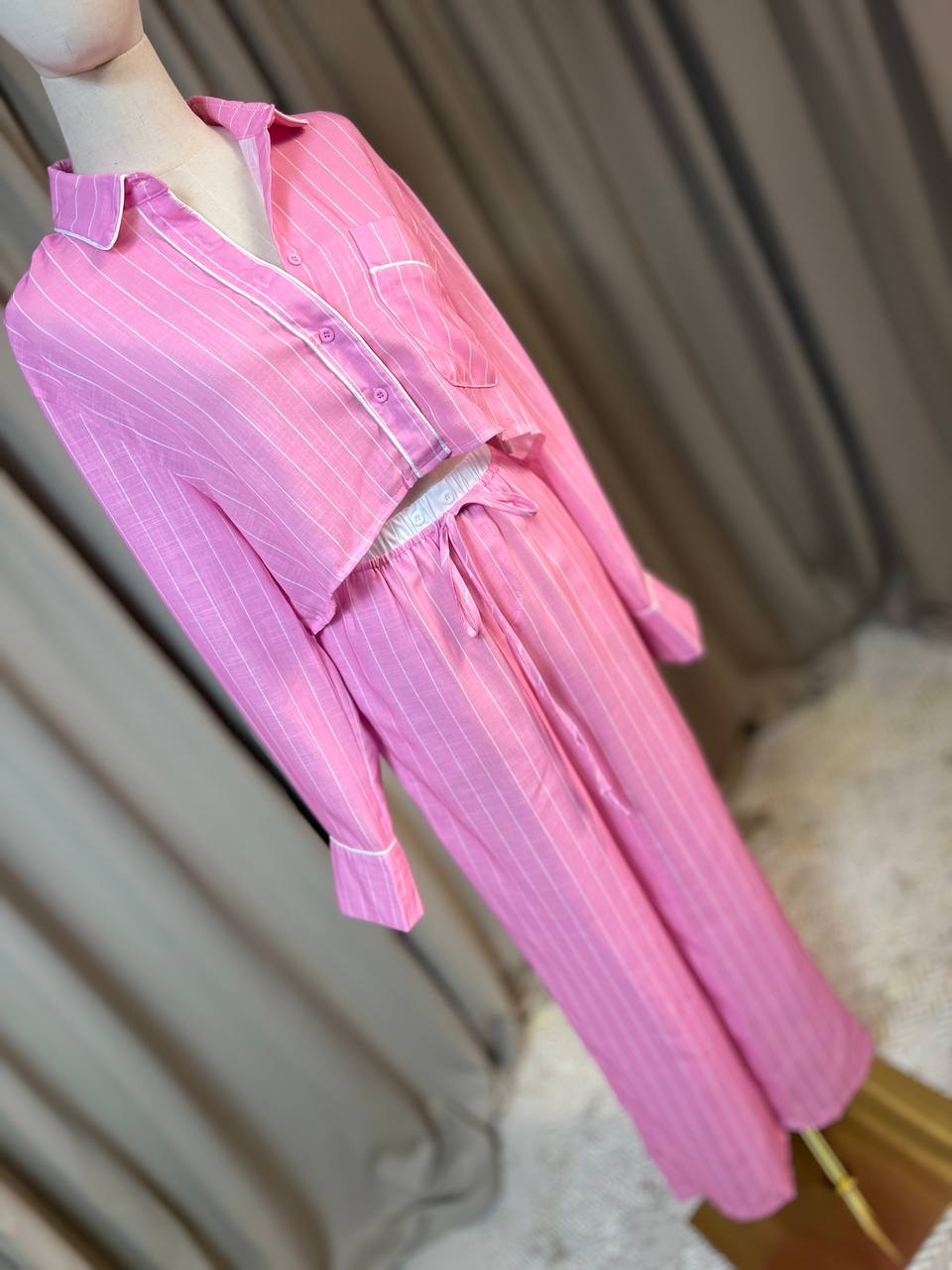 Памучна пижама PIJAMA PARTY PINK