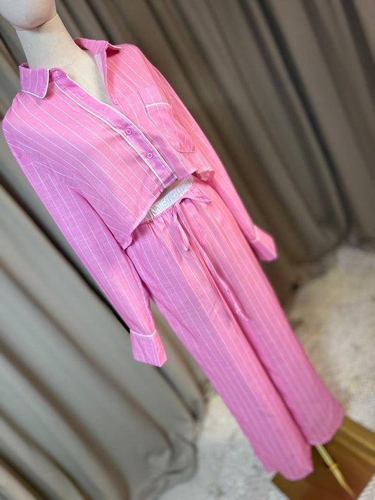 Памучна пижама PIJAMA PARTY PINK