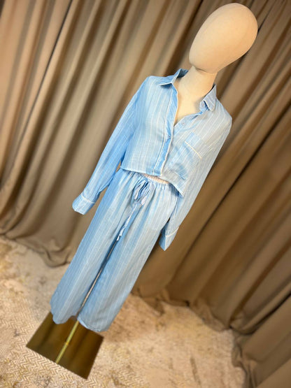 Памучна пижама PIJAMA PARTY BLUE