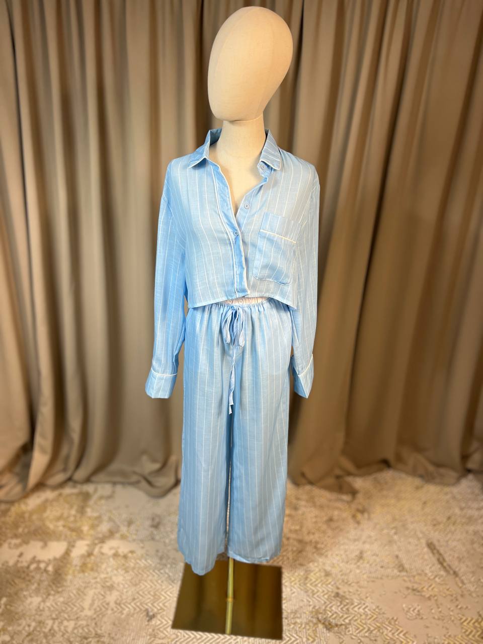 Памучна пижама PIJAMA PARTY BLUE