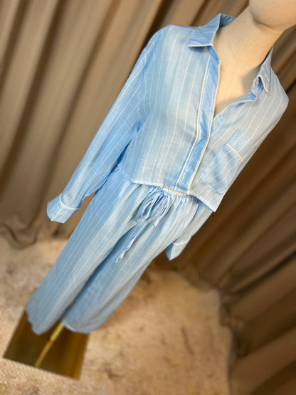 Памучна пижама PIJAMA PARTY BLUE