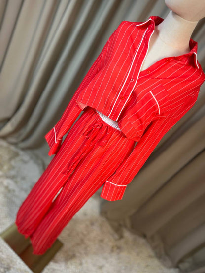 Памучна пижама PIJAMA PARTY RED