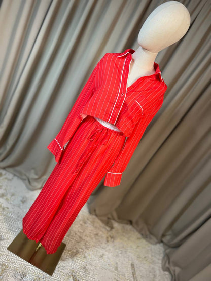 Памучна пижама PIJAMA PARTY RED