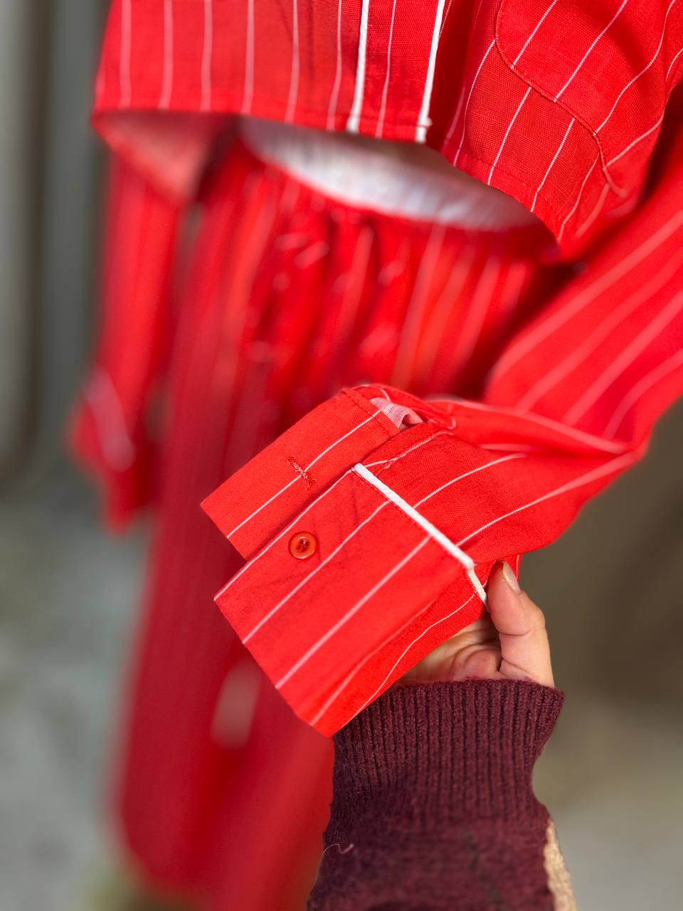 Памучна пижама PIJAMA PARTY RED