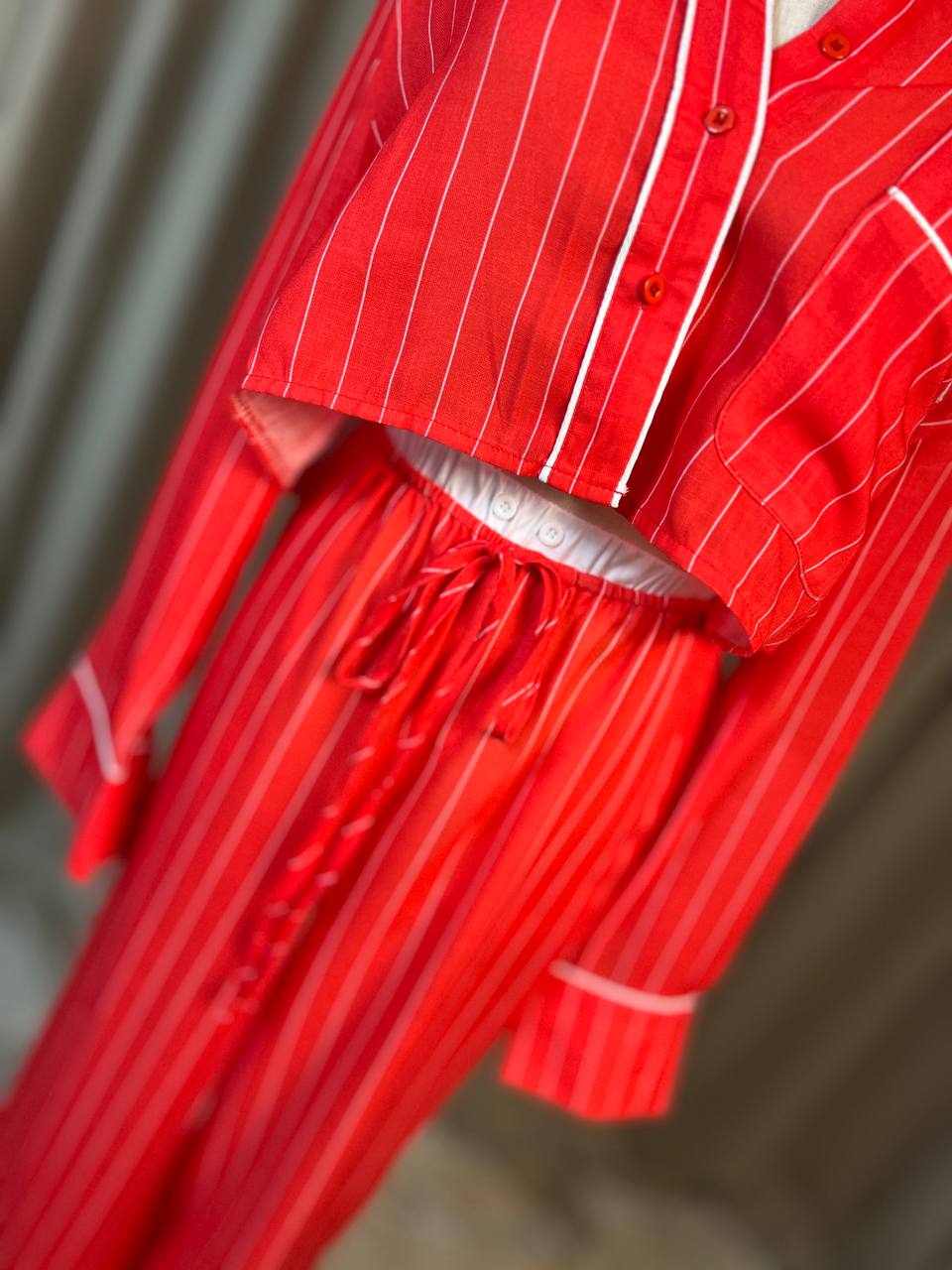 Памучна пижама PIJAMA PARTY RED