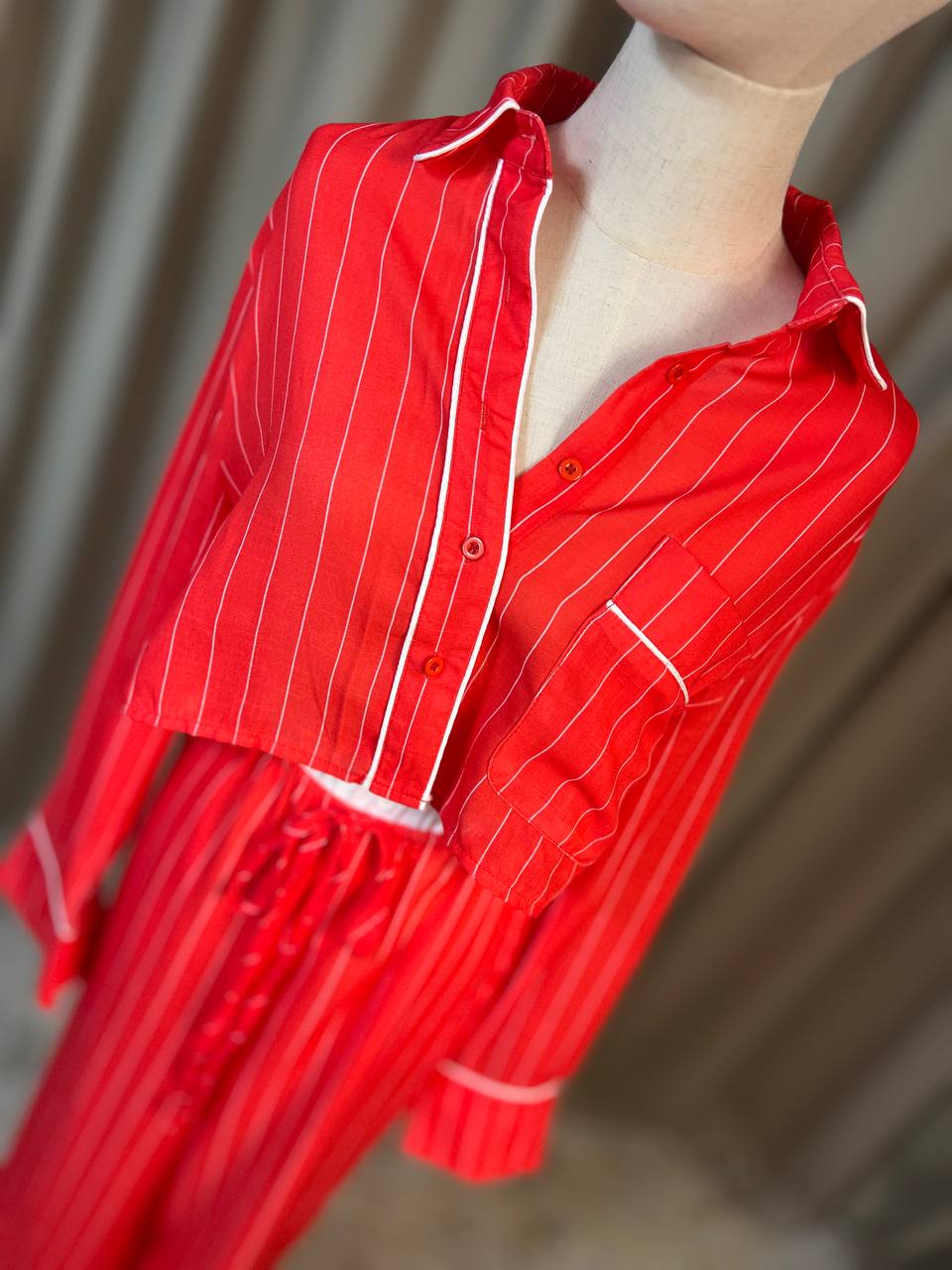 Памучна пижама PIJAMA PARTY RED