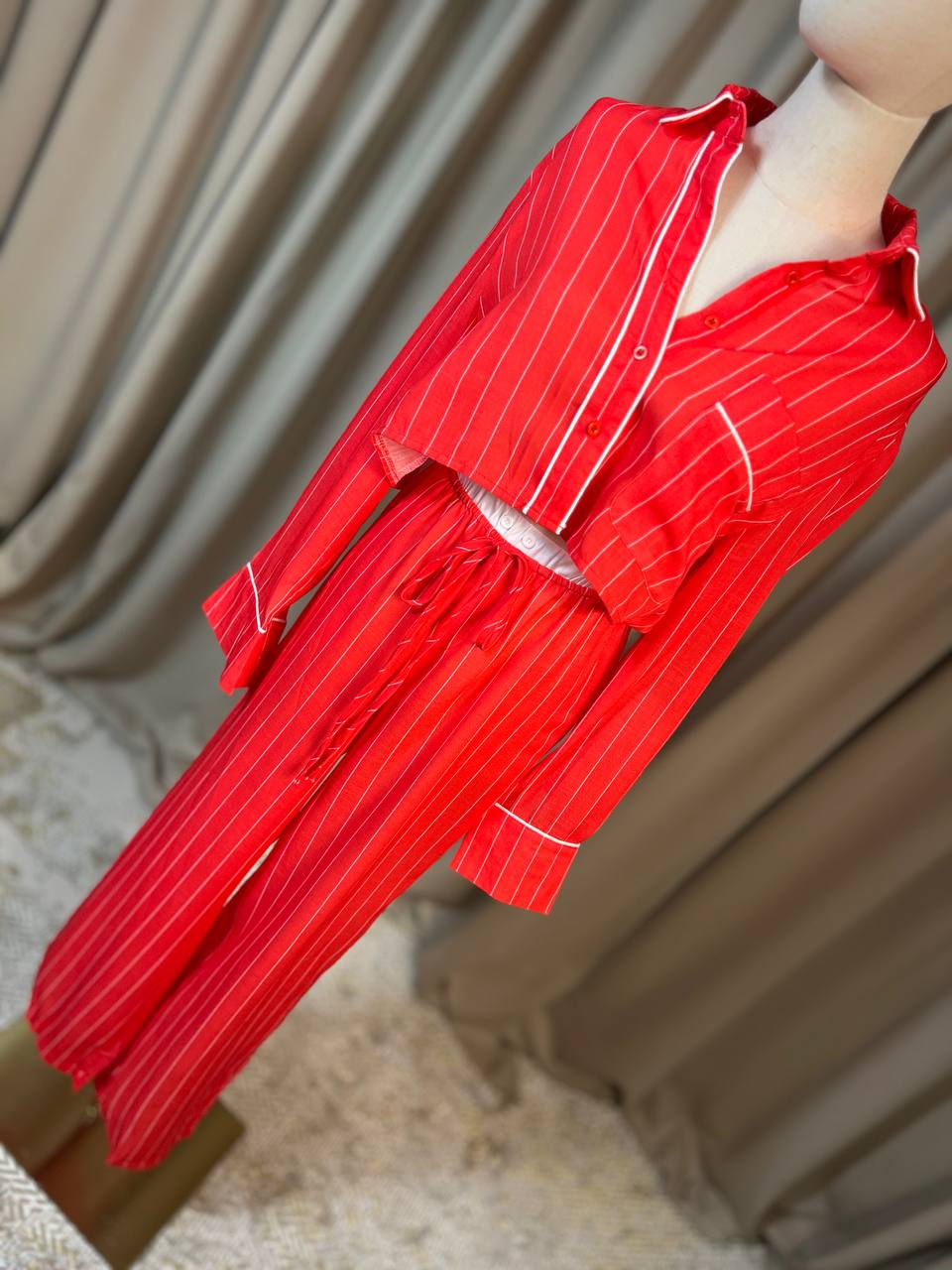 Памучна пижама PIJAMA PARTY RED