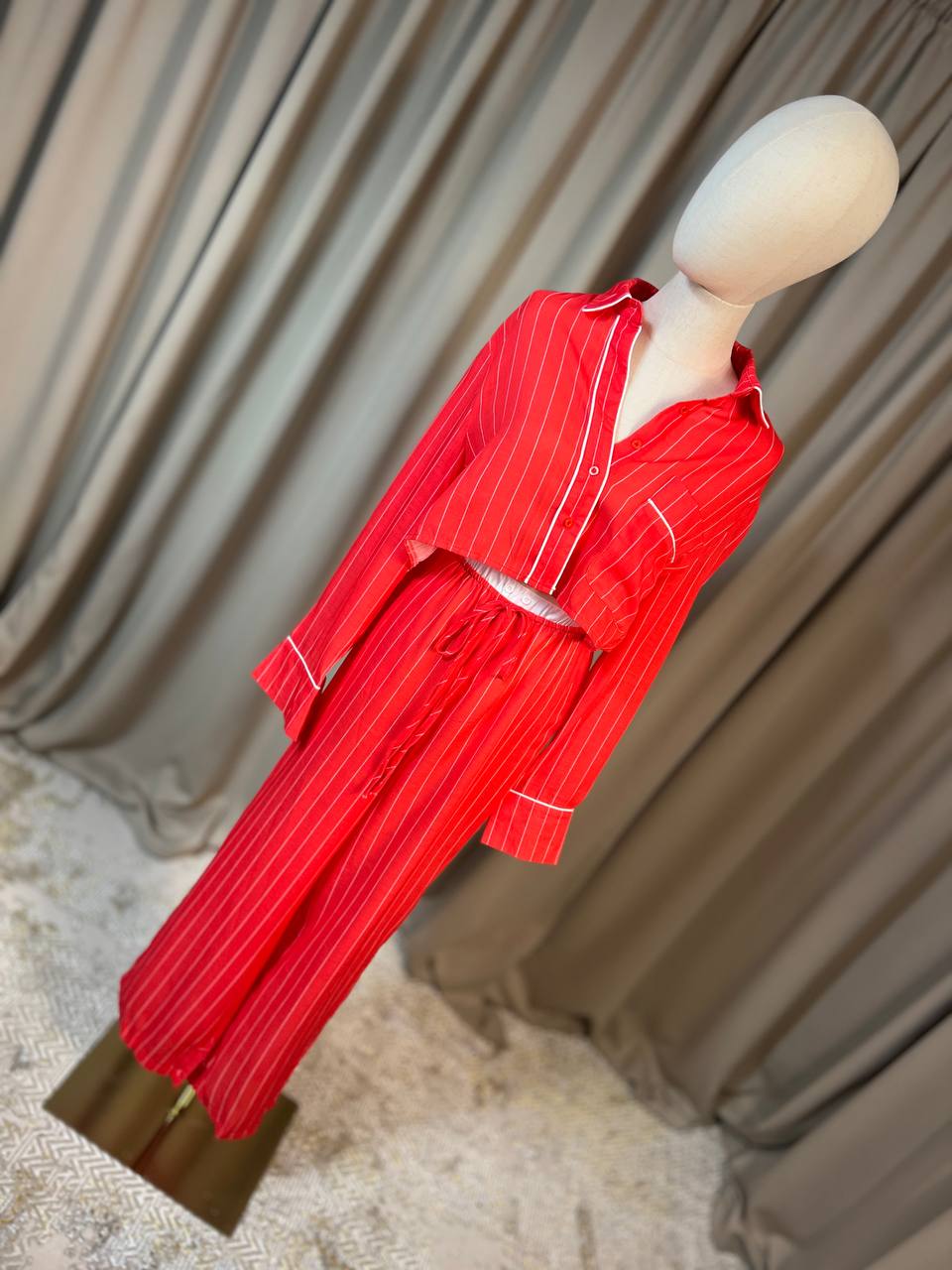 Памучна пижама PIJAMA PARTY RED