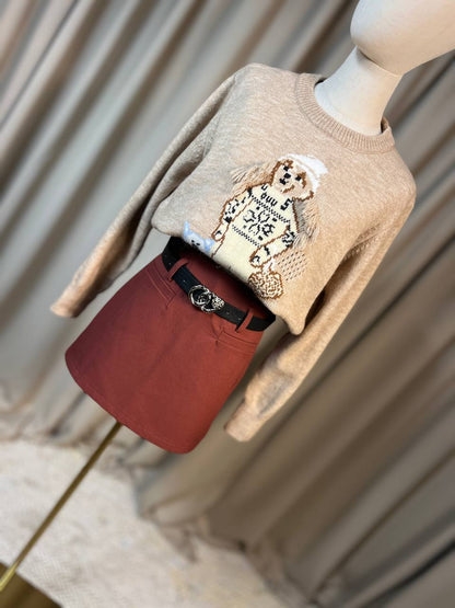 Пола-панталон BURGUNDY