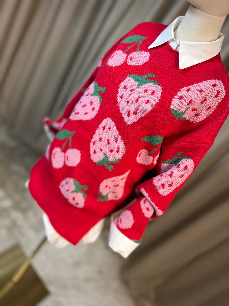 Пуловер с ягодки FRUITY