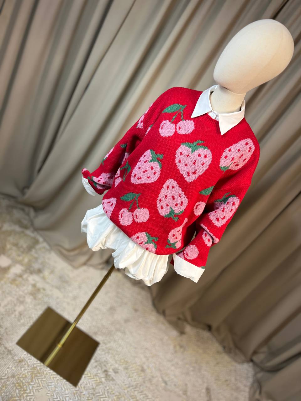 Пуловер с ягодки FRUITY