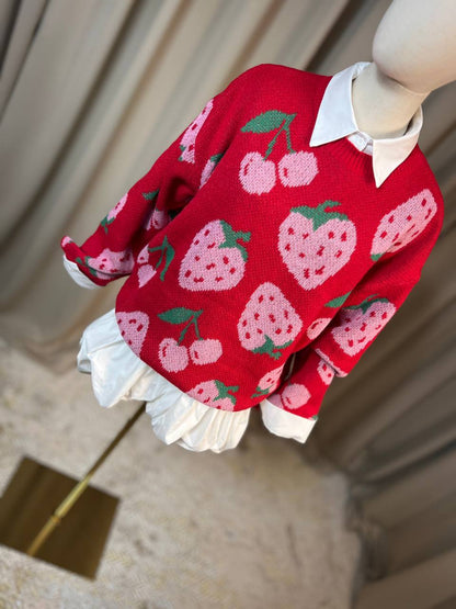 Пуловер с ягодки FRUITY