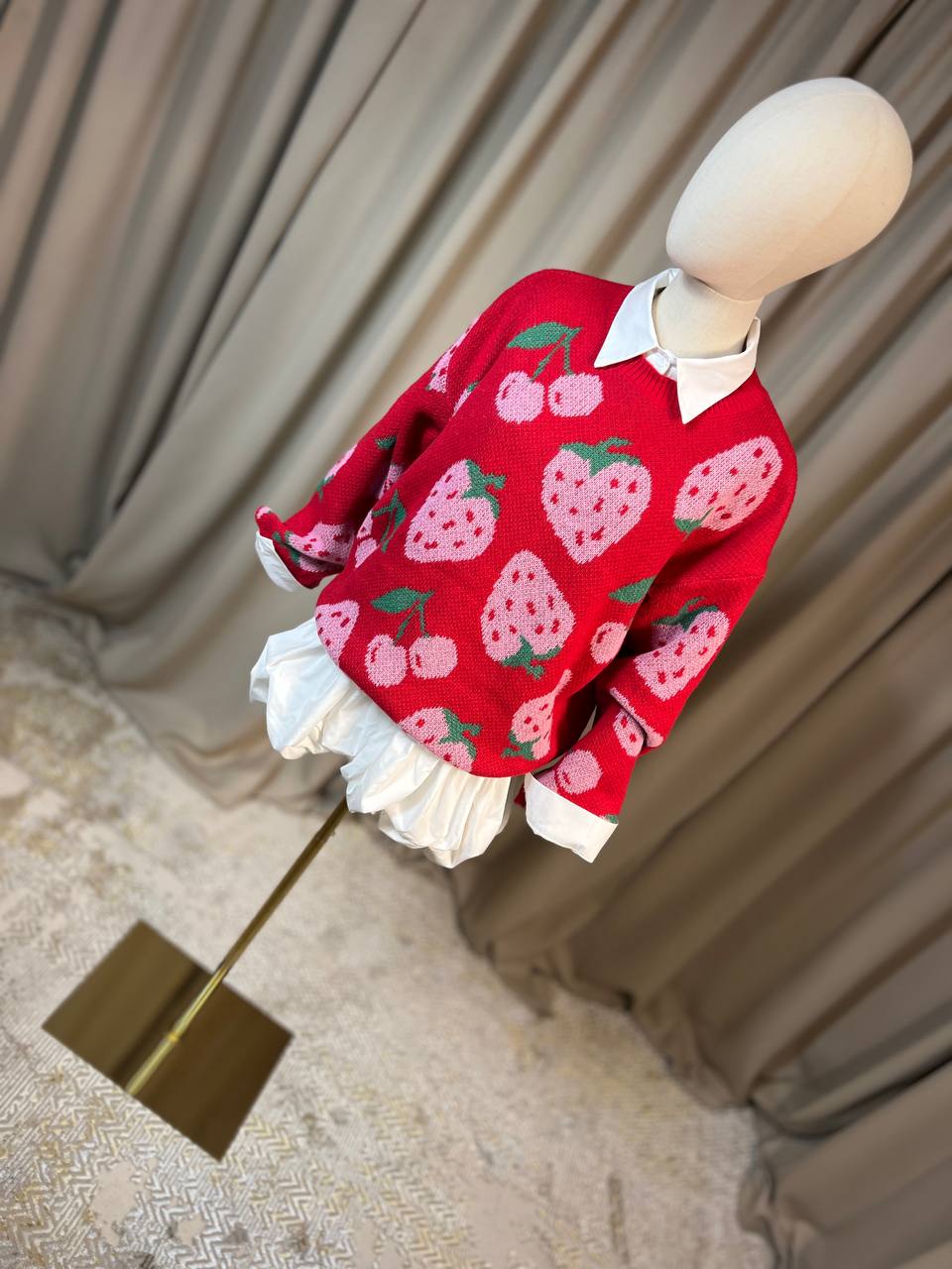 Пуловер с ягодки FRUITY