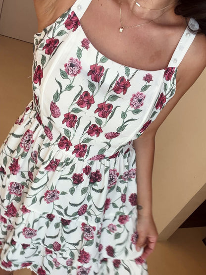 Лятна рокля MONTECARLO с romantic floral print