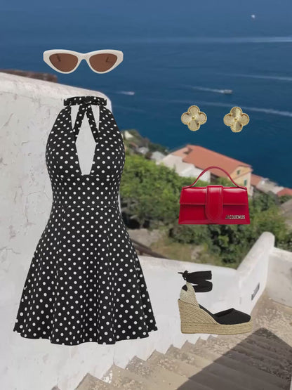 Polka dot dress JOLENE