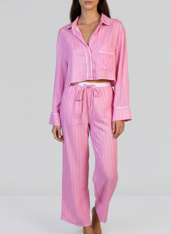 Памучна пижама PIJAMA PARTY PINK
